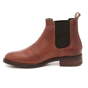 Bull Boxer Women’s Brown Leather Emma Chelsea Boots, Size 9